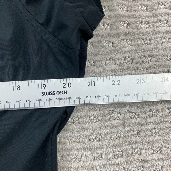 The North Face Shirt Men Extra Large XL Black Slim Fit Polo - Check Measurements - Picture 8 of 9